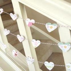 Sweet Birthday Heart Garland - 3 yards